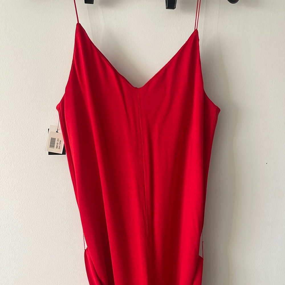 Maxi red dress